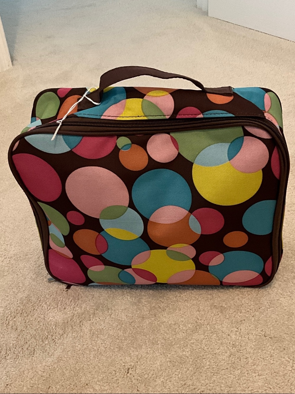Organizer tote Multicolor Dot Pattern Travel
